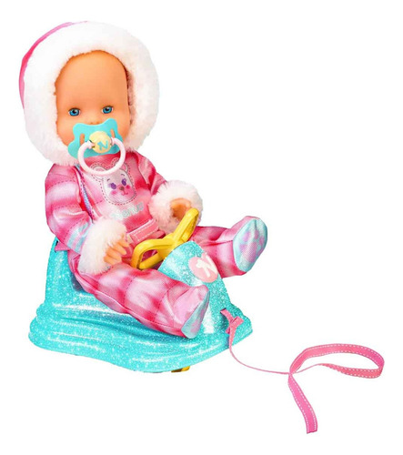 Muñeca Nenuco Y Su Trineo De Nieve En Navidad Original