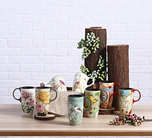 Cedar Home Travel Coffee Taza De Cerámica Taza De Té Con De