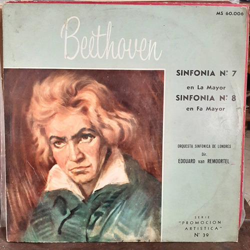 Vinilo Edouard Van Remoortel Orq Sinf Londres Beethoven Cl2