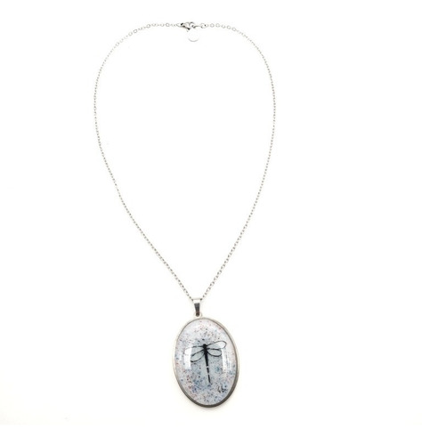 Imagen 4 de 5 de Collar Artístico Libélula