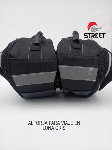 Alforjas En Lona Para Moto 