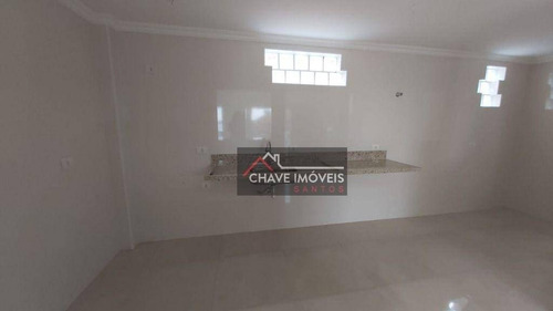 Imagem 14 de 30 de Casa Triplex Com 3 Dormitórios Suítes, Piscina, Recém Construído, 380 M² - Venda Por R$ 1.760.000 Ou Aluguel Por R$ 11.500/mês - Aparecida - Santos/sp - So0142