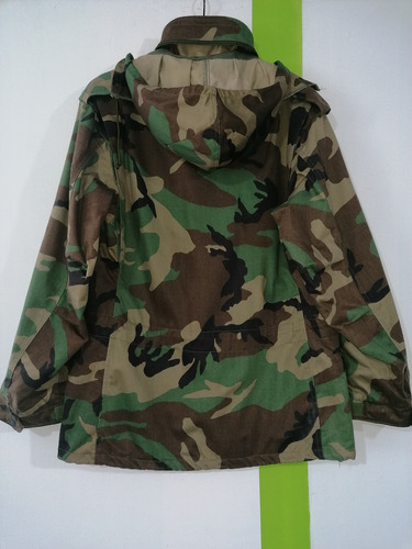 Chamarra Militar Us Army M-65 Woodland M-reg. Americano (Usado)