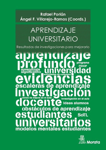 Aprendizaje Universitario. Resultados De Investigaciones Para Mejorarlo, De Rafael Porlán; Ángel Francisco Villarejo-ramos. Editorial Morata, Tapa Blanda En Español