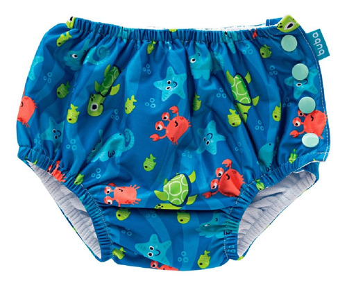 Imagem 1 de 10 de Sunga Bebê Infantil Moda Praia Piscina C/ Fralda Envio 24h