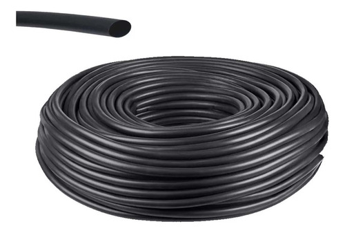 Espaguete/tubo Isolamento Liso 6mm / 100m Promoção Preto