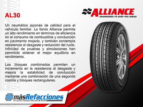 Llanta 215/45 R17 Alliance Al30 91w