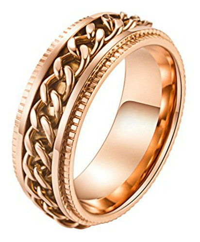 Anillo Giratorio Acero Inoxidable 8mm.