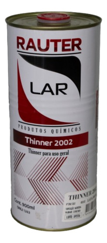 Thinner Solvente Desengraxante, 900ml Rauter Lar
