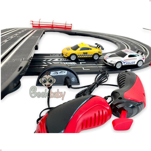 Autorama Circuito 3 Em 1 280cm 2 Carros Com Luz Turbo Run