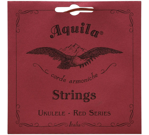 Aquila Rojo Serie Aq-85 - Cuerdas Para Ukelele De Concierto