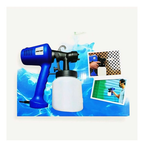 Imagen 2 de 6 de Maquina Pistola De Pintar Con Compresor Electrico + Envio