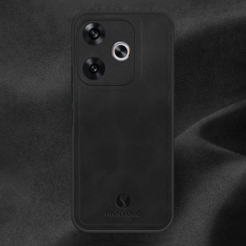 Zt For Xiaomi Poco F6 5g Matte Pu Back Case Magnetic Mount