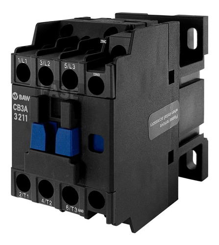 Contactor Monofásico Trifásico Bobina 24v 32amp Riel Din