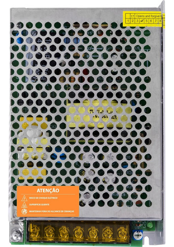 Fonte Chaveada Colmeia 10a 12v 120w Bivolt Aparelho Eletroni