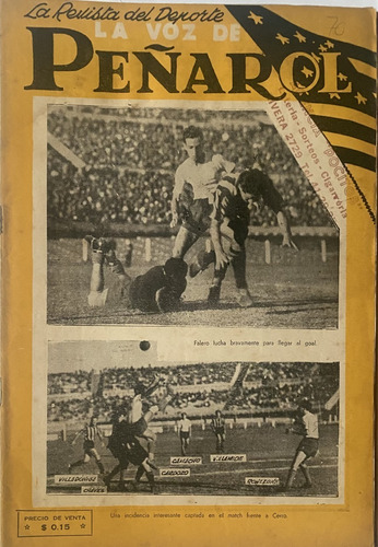 La Voz De Peñarol Nº 70, Schiaffino Anselmo 1947 Fútbol Z4p1