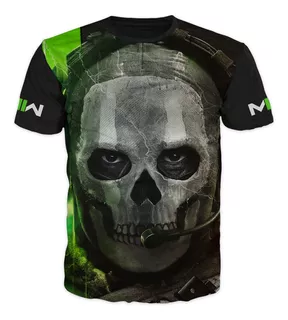 Camiseta Call Of Duty Ghost Adultos Y Niños Hombre