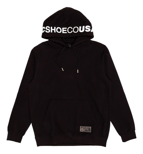 Buzo Canguro Hood Logo (negro) Dc