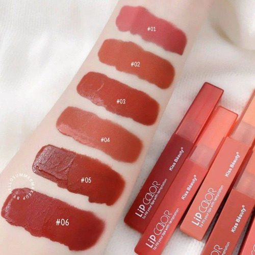 Labial Liquído Mate, Lip Color - Kiss Beauty