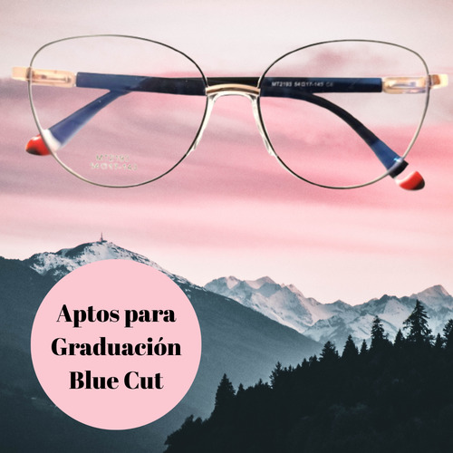 Armazones Muttarlentes Arno 2193 Metal Elegantes Y Modernos Negro Para El Borde Externo Del Marco Y Dorado Para El Interno