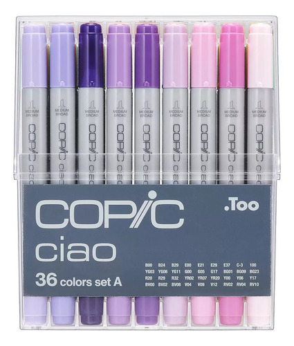 Copic Marcadores Ciao Set A 36 Colores