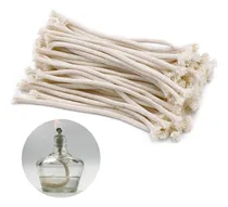 Comprar Huakaile 100 Mechas De Lámpara De Aceite, Mechas Trenzadas.