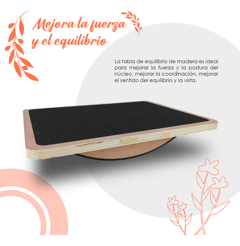 Tabla Tablero Equilibrio Terapia Ejercicio Soporte Madera