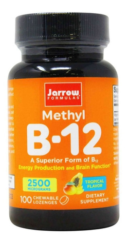 Imagen 1 de 4 de Vitamina B-12 2500mcg Methylcobalamina 100 Masticables 