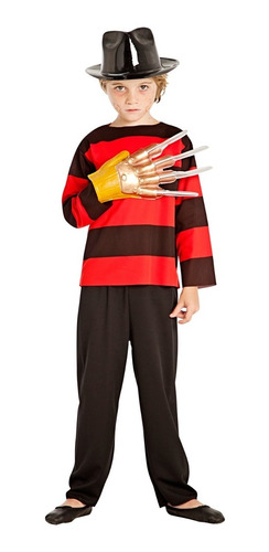 Disfraz Freddy Krueger Infantil Niño Accesorios Halloween