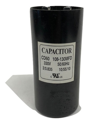 Capacitor De Arranque  108 - 130 Mf 330v Motores Electricos 