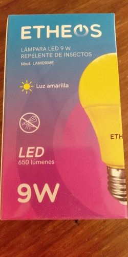 Lámpara Led 9 W Repelente De Insectos. 650 Lúmenes.