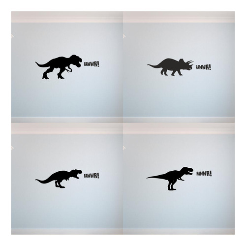 Vinilo Decorativo Infantil Dinosaurio T-rex Animal 7 Modelos