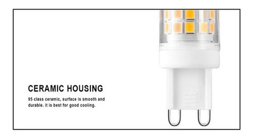 Imagem 4 de 9 de Kit 2 Lâmpadas Led G9 6w Aceita Dimmer