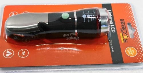Linterna Led Multiuso A Pilas Broksol
