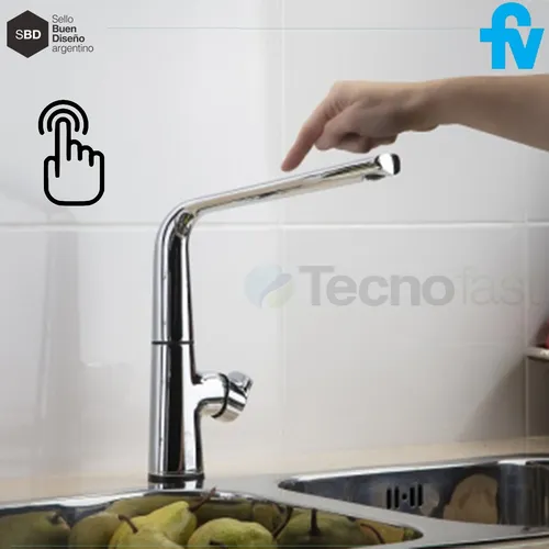 Griferia Cocina Fv Aromo 411.04 d8e Cr Monocomando Tactil