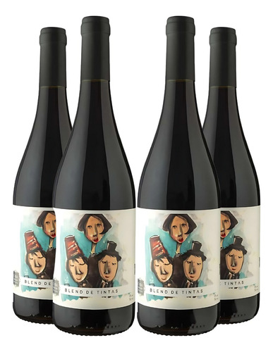 Kit 4 Vinhos Uruguaio Casa Grande Tinto Blend Tintas 750ml
