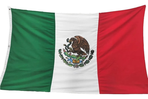 Bandera De Mexico Para Intemperie De 1x1.75