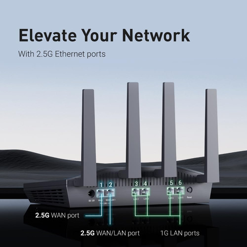 Roteador Wifi 6 Gl.inet Gl-mt6000 (sílex 2) Com Porta De 2,5