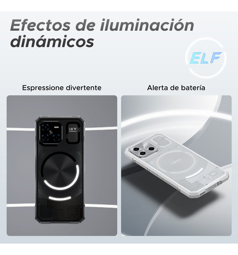 Doogee Blade Gt 5g Celular Rugged Phone Cámara Ai Celular 6.72 Pulgadas 32gb Ram + 256gb Rom Led Light Effect Nfc/face Id/fingerprint/wifi6
