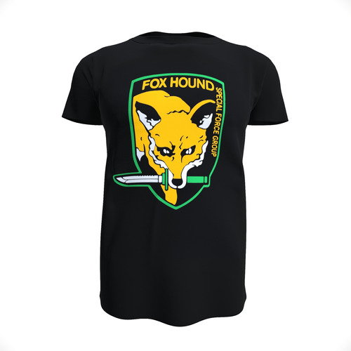 Polera 100% Algodón - Fox Hound - Metal Gear Solid