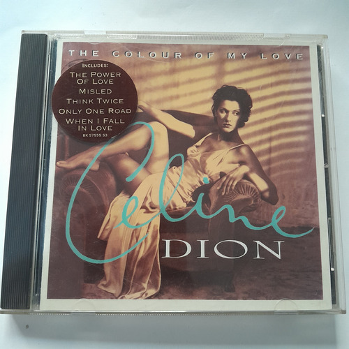 Cd,the Color Of My Love,celine Dion,made In Canada 