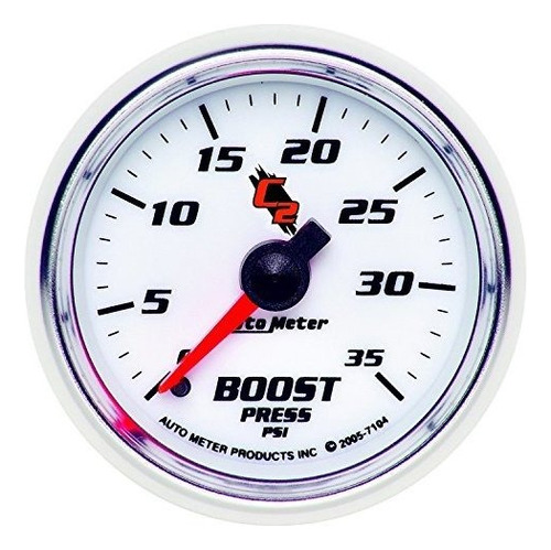 Piezas - Auto Meter 7103 C2 Mecánico Boost-vacío G