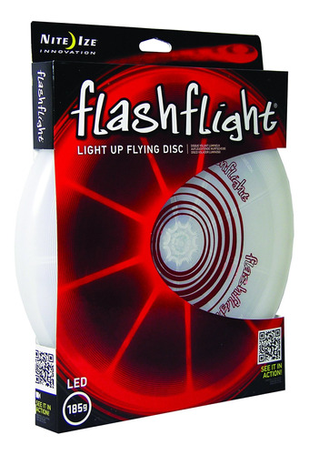 Frisbee Led Luminoso Nite Ize Rojo 27cm 180 Gramos