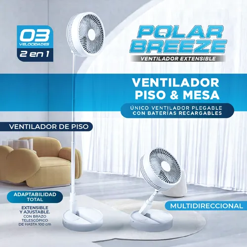 Ventilador Portatil Polar Breeze Fan Extensible