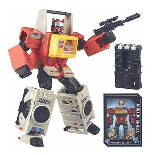 Transformers Generaciones Titanes Volver Autobot Blaster Y T