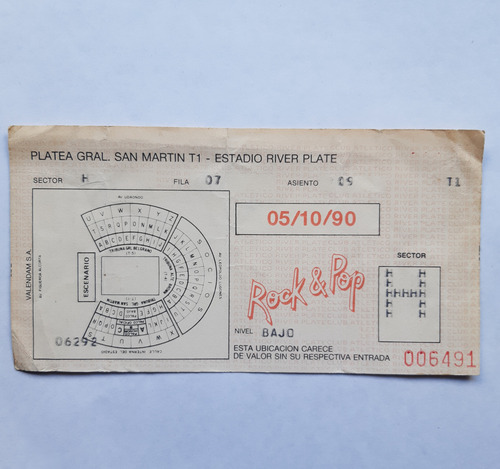 Antigua Entrada / Eric Clapton Rock & Pop / 1990 / En River (Usado)