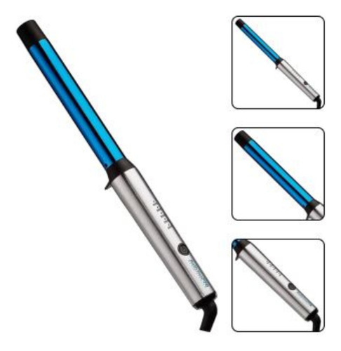 Modelador De Cachos Babyliss Pro Blue Nano Cone 25mm Bivolt