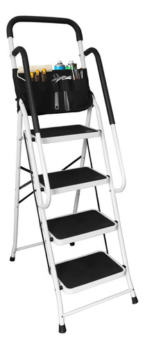 Atrjz9034xb - Escalera Plegable De 4 Escalones De 400 Libras