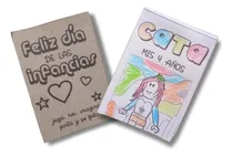 Comprar Mini Librito Para Pintar Imprimible Personalizado Colorear