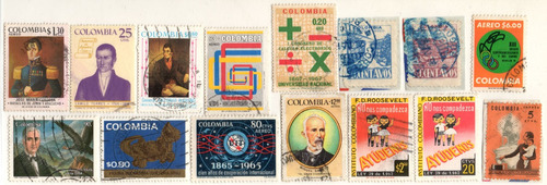 Colombia 29 Estampillas 1945 - 1992 Temas Variados